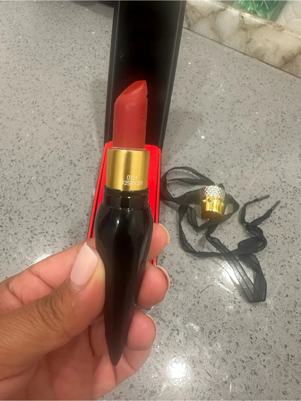 Christian Louboutin Velvet Matte Lipstick - Deep Red (Epic Brunette 318M)